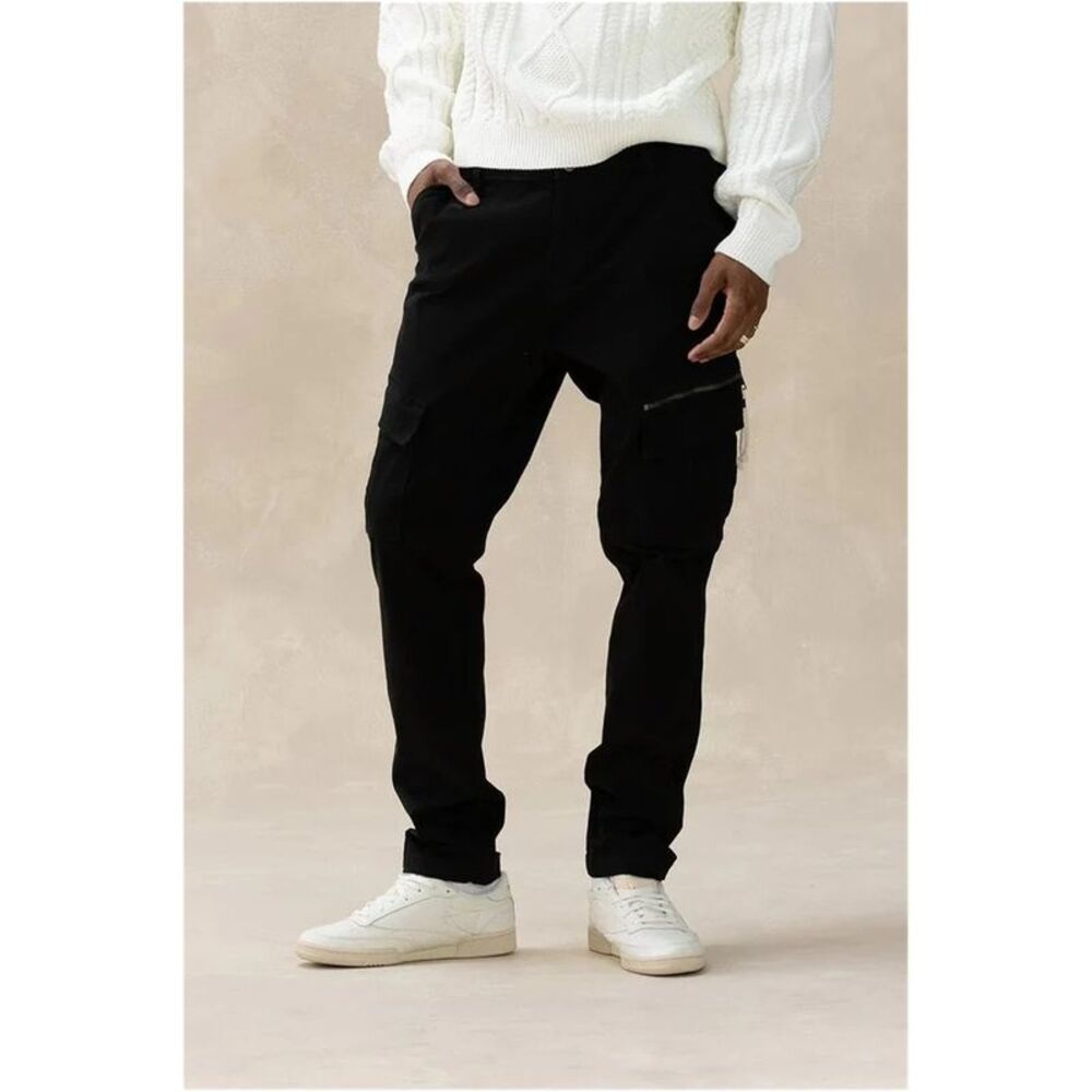 KUWALLA Mens Snap Straight Leg Cargo Casual Pants, NWT